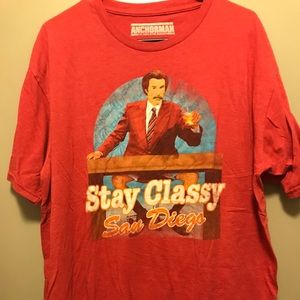 Anchorman Stay Classy San Diego Shirt Men’s XL